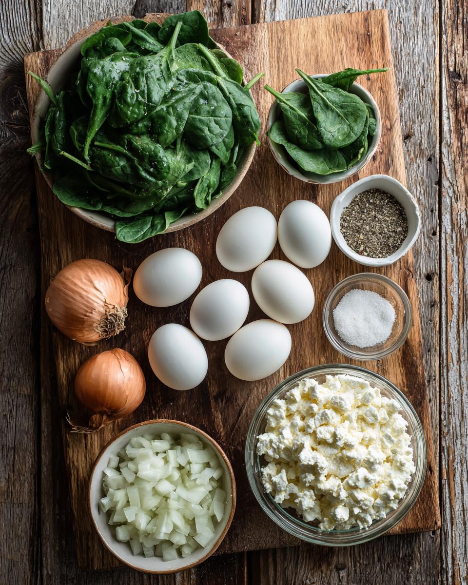 Savory Spinach and Feta Frittata - detail 1