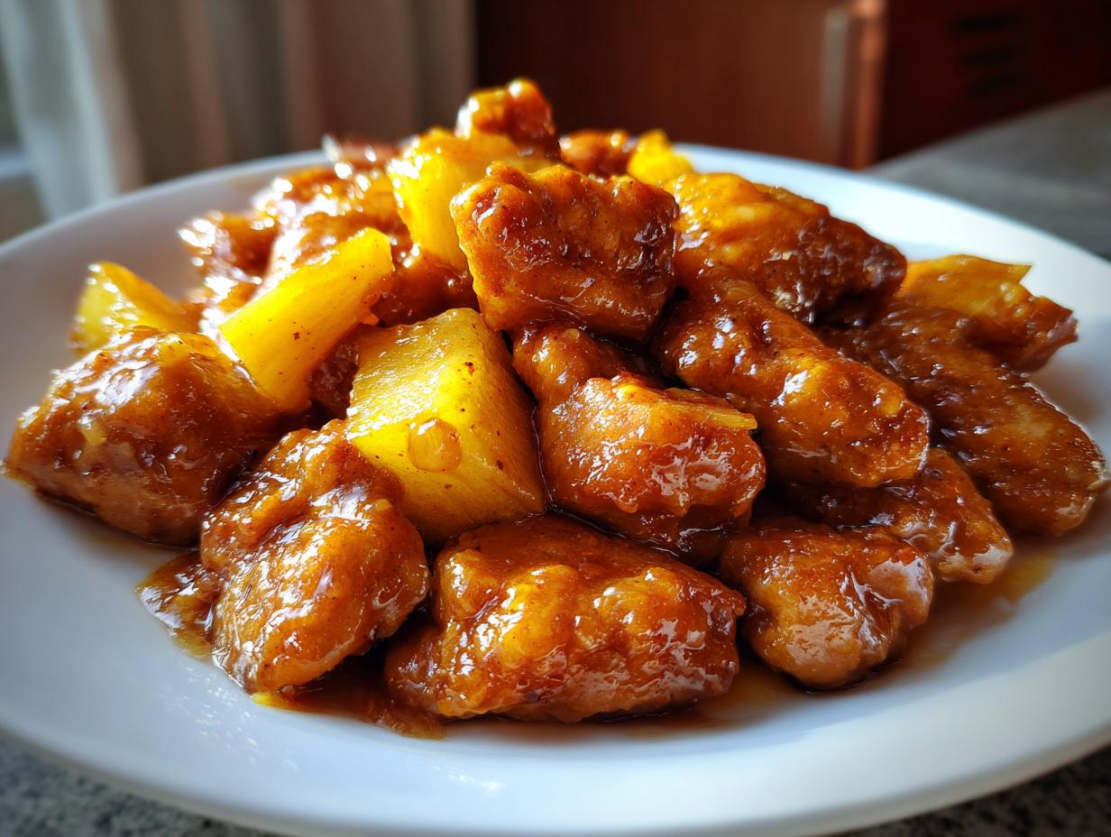 5-Ingredient Pineapple Chicken