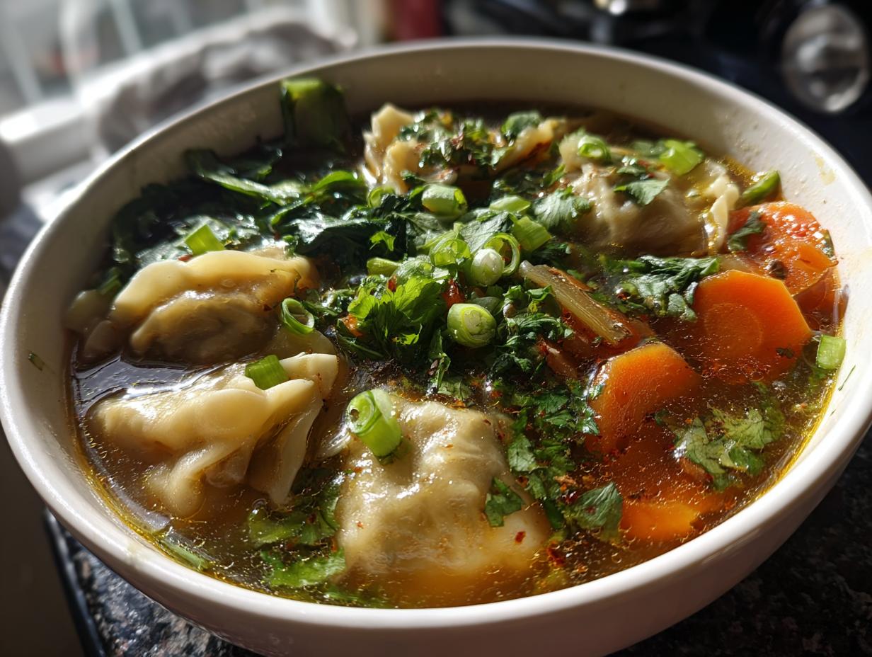 Easy Asian Potsticker Soup