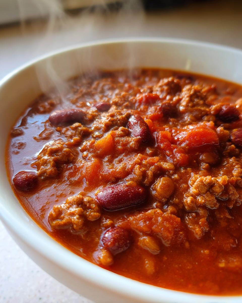 Beef Lentil Chili - detail 2