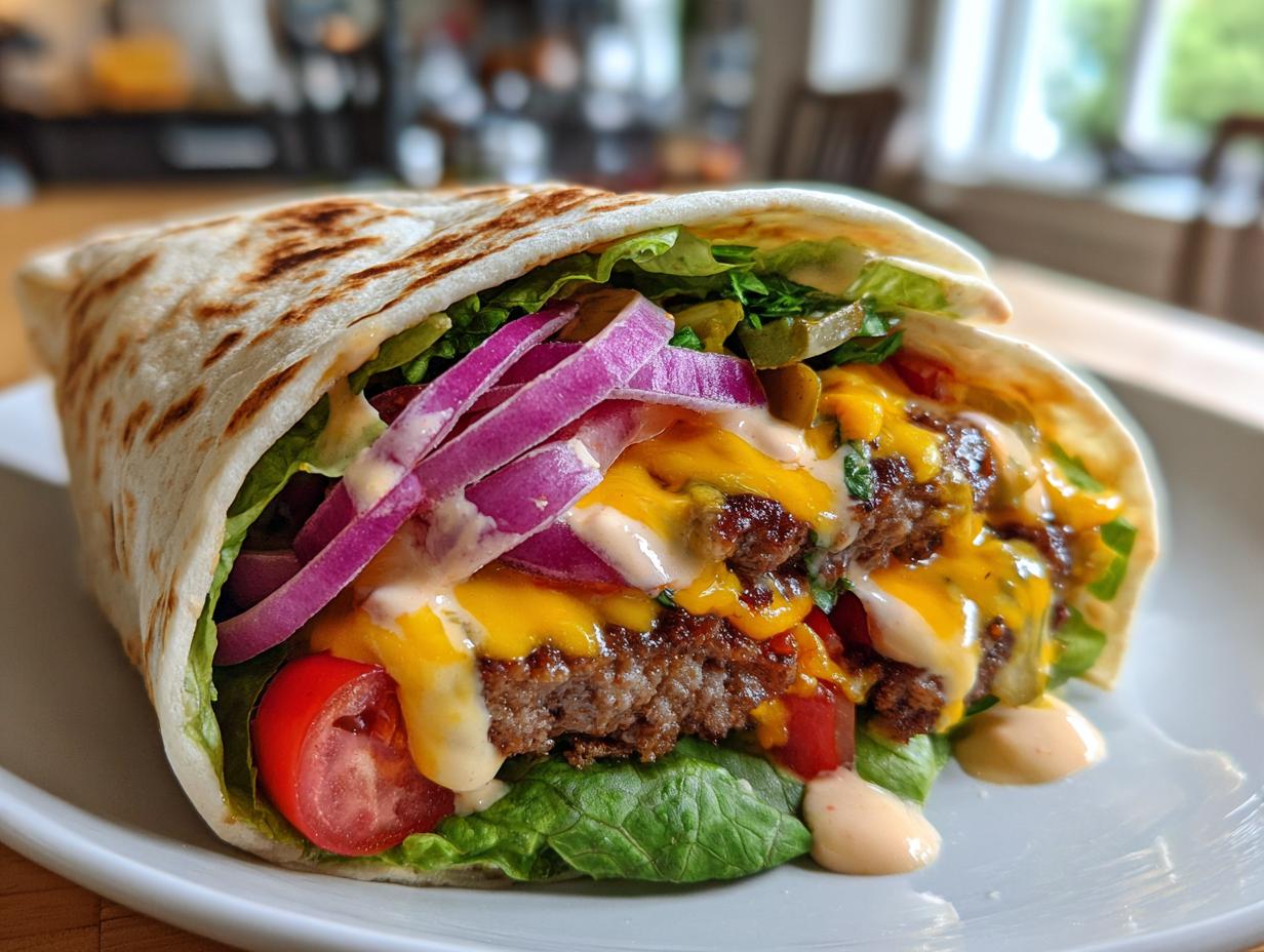 California Burger Wraps