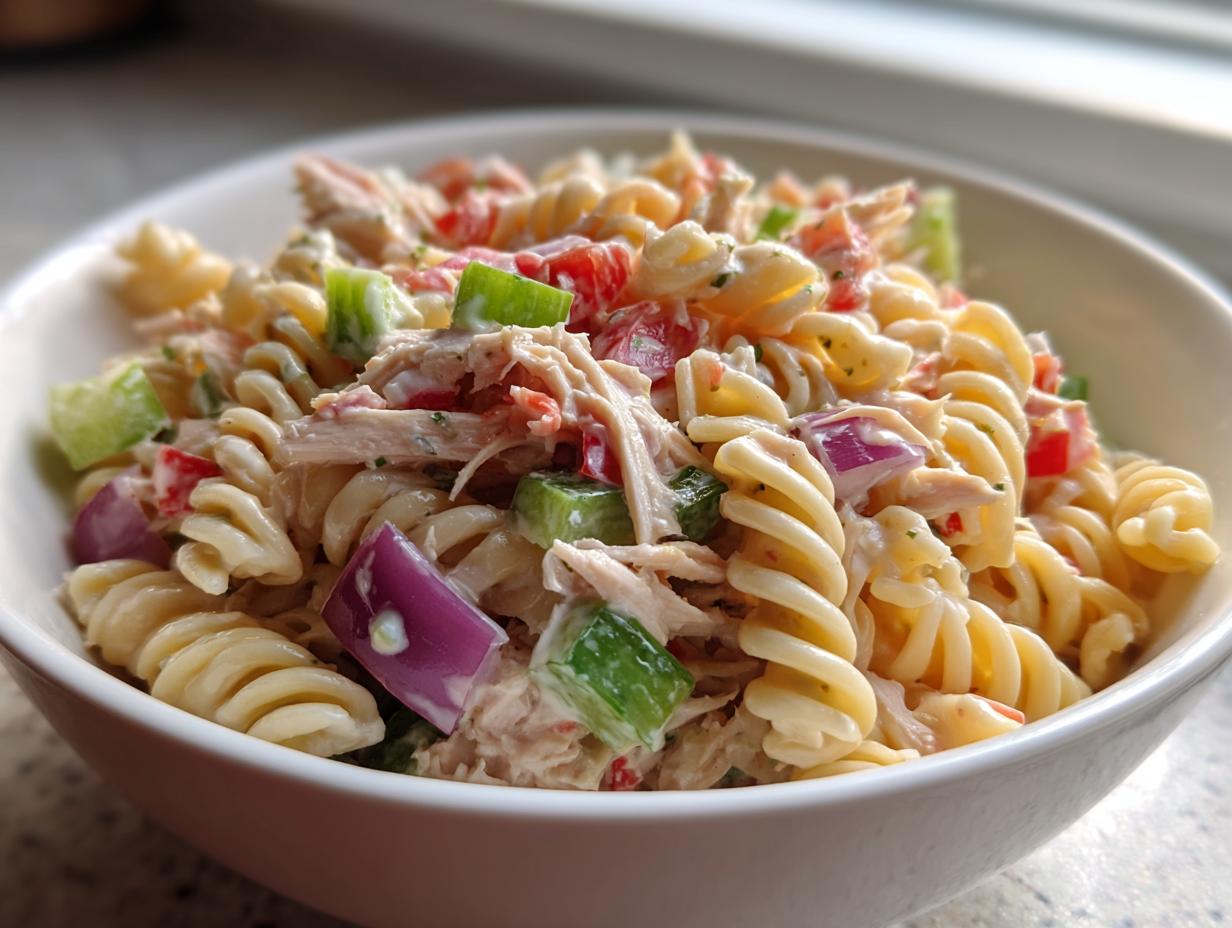 Quick Chicken Pasta Salad
