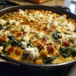 Chickpea Casserole with Spinach & Feta