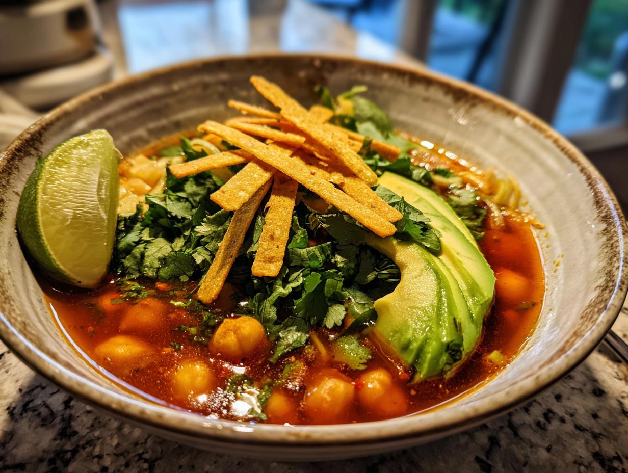 Chickpea Tortilla Soup