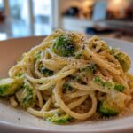 Creamy Spaghetti with Brussels Sprouts