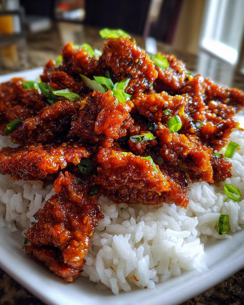 Crispy Orange Beef - detail 2
