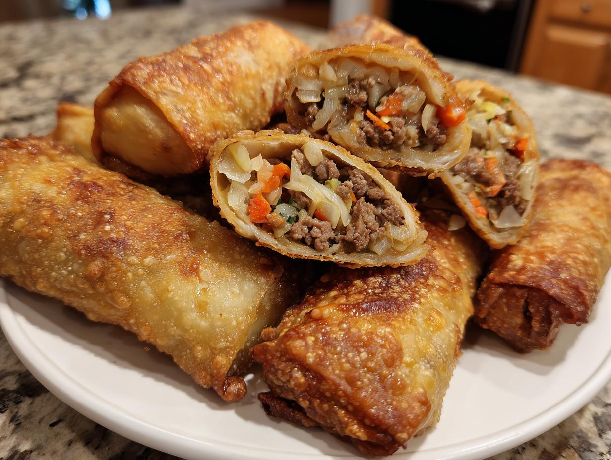 Crispy Homemade Egg Rolls