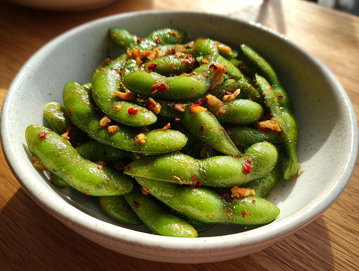 Garlic Edamame Recipe