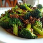 Ground Beef and Broccoli
