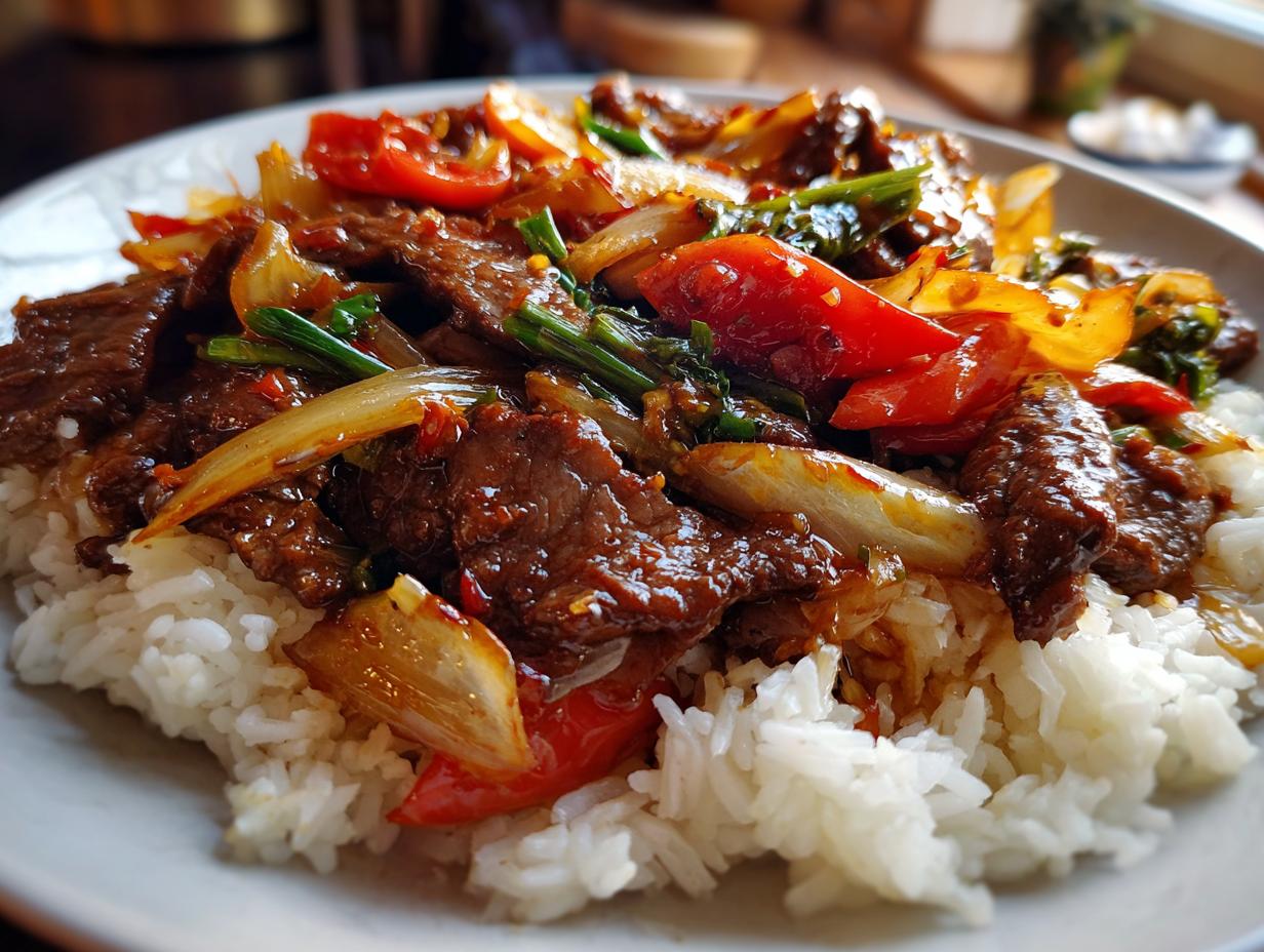 Hunan Beef Stir-fry with Veggies