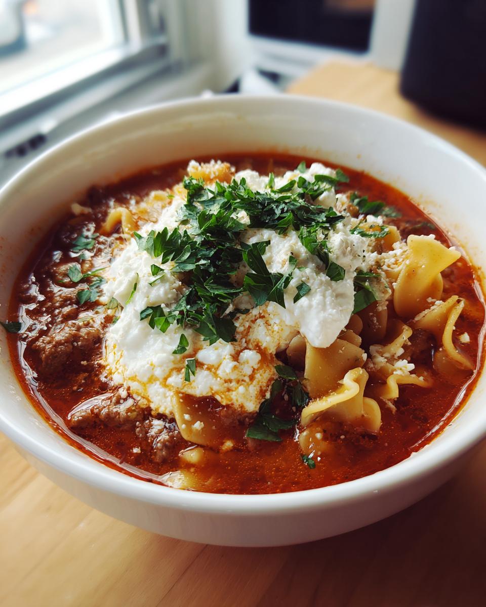 Lasagna Soup - detail 2