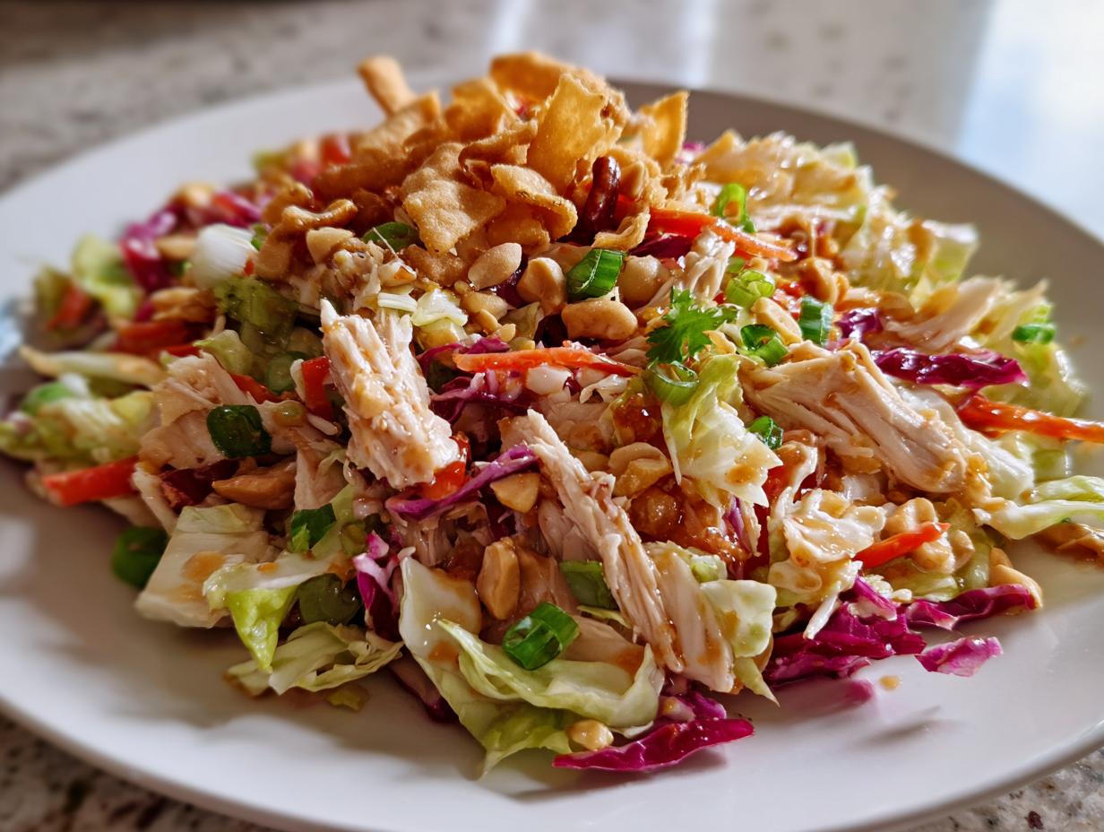 Light Crispy Chinese Chicken Salad