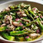 Mackerel Asparagus Salad