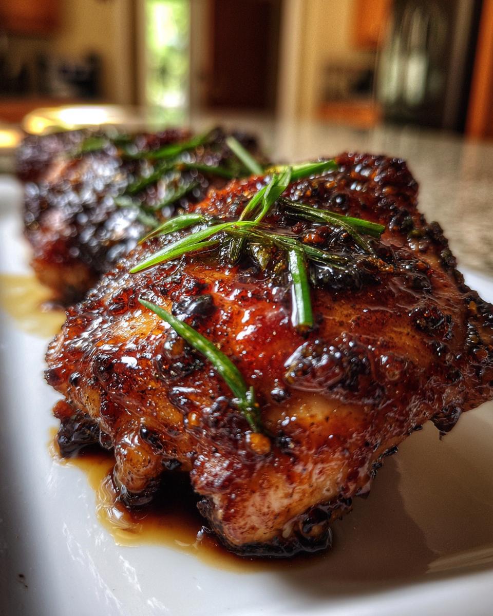 Maple-Miso Chicken Thighs - detail 2