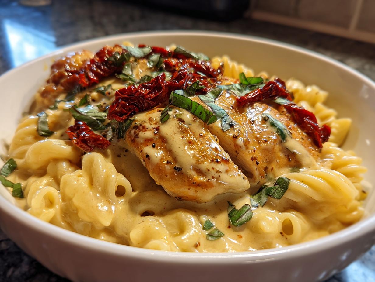 Marry Me Chicken with pasta