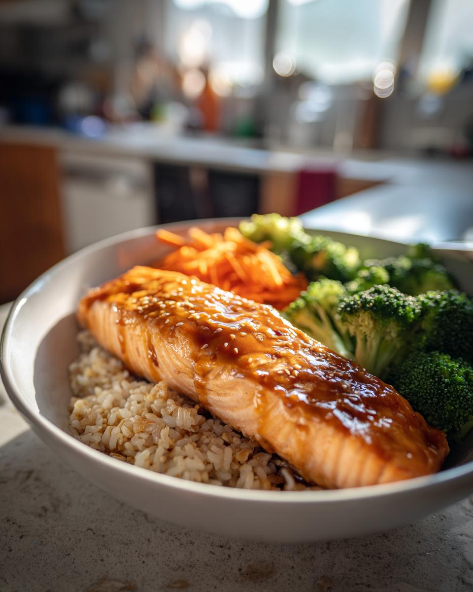 Miso Salmon Bowl - detail 2