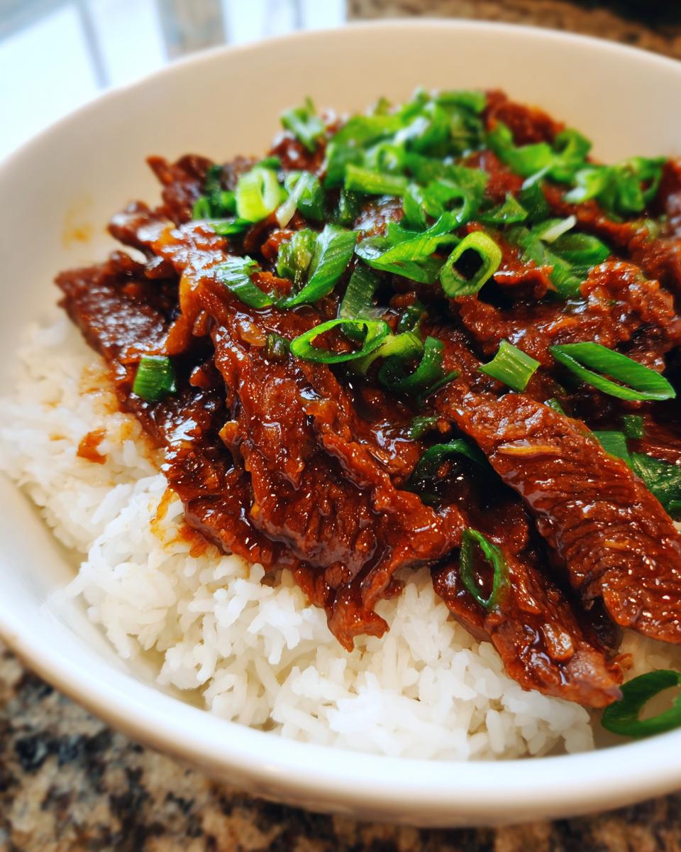 Mongolian Beef - detail 2