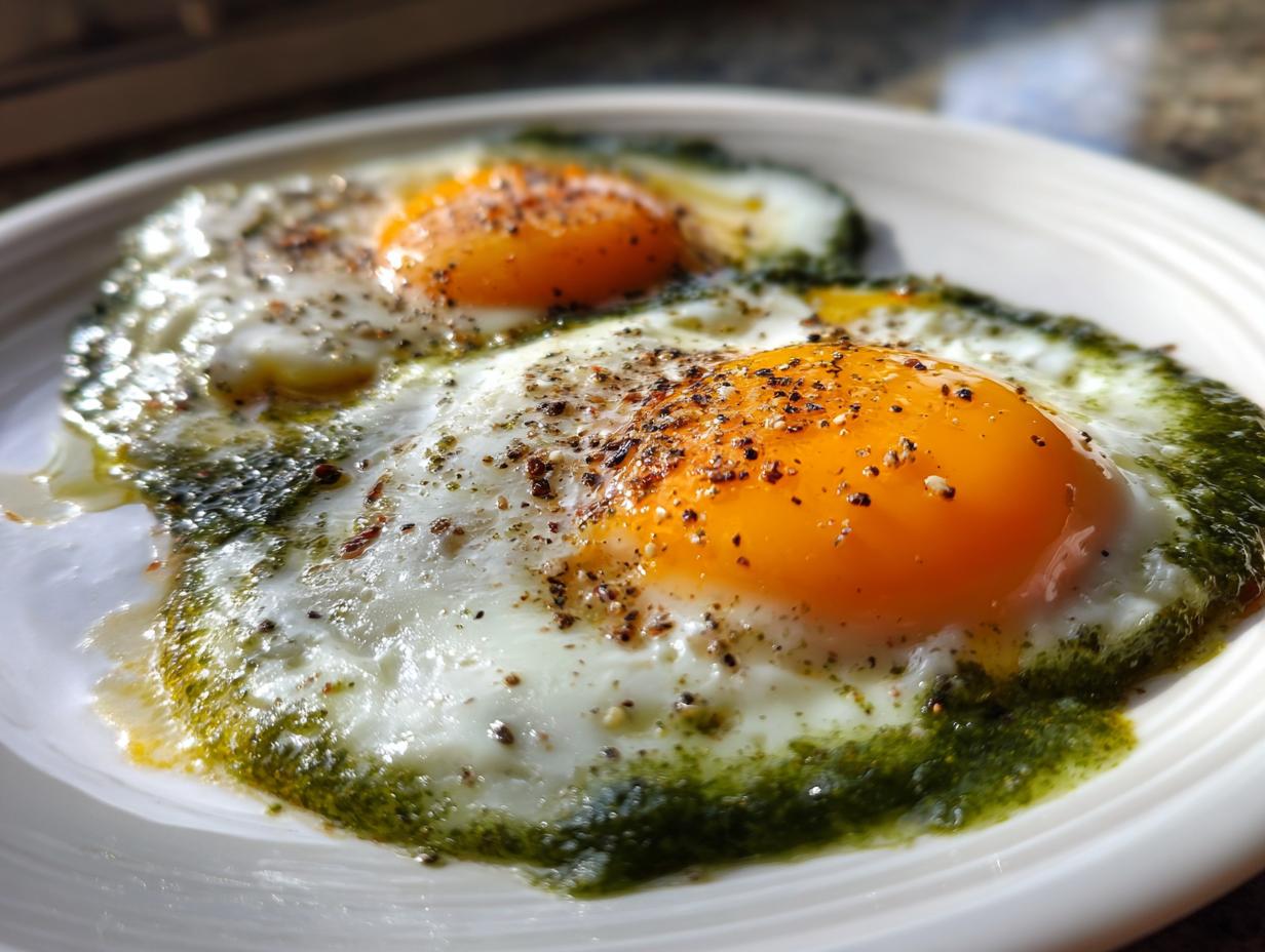 Pesto Eggs