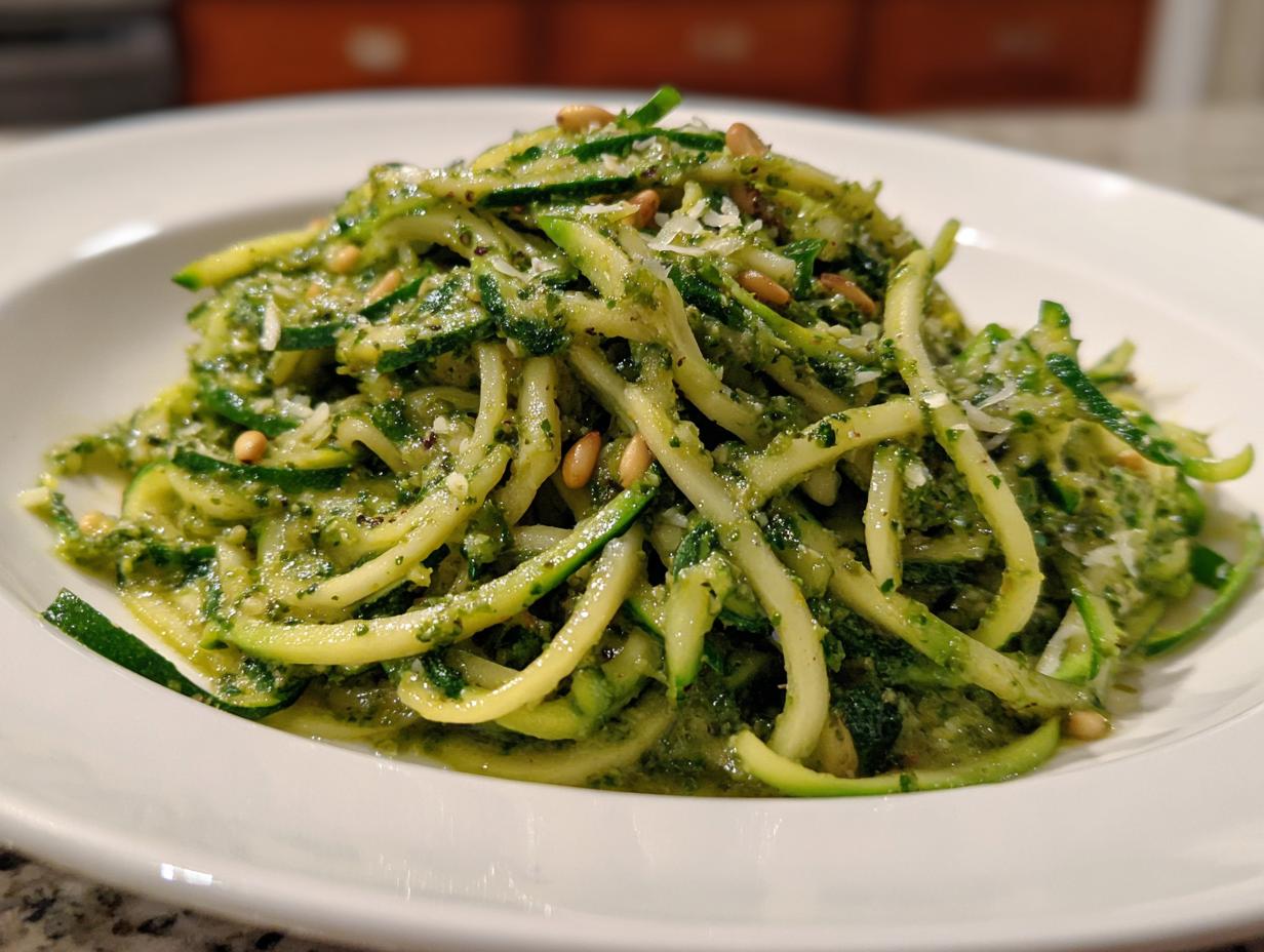 Pesto Zoodles Recipe