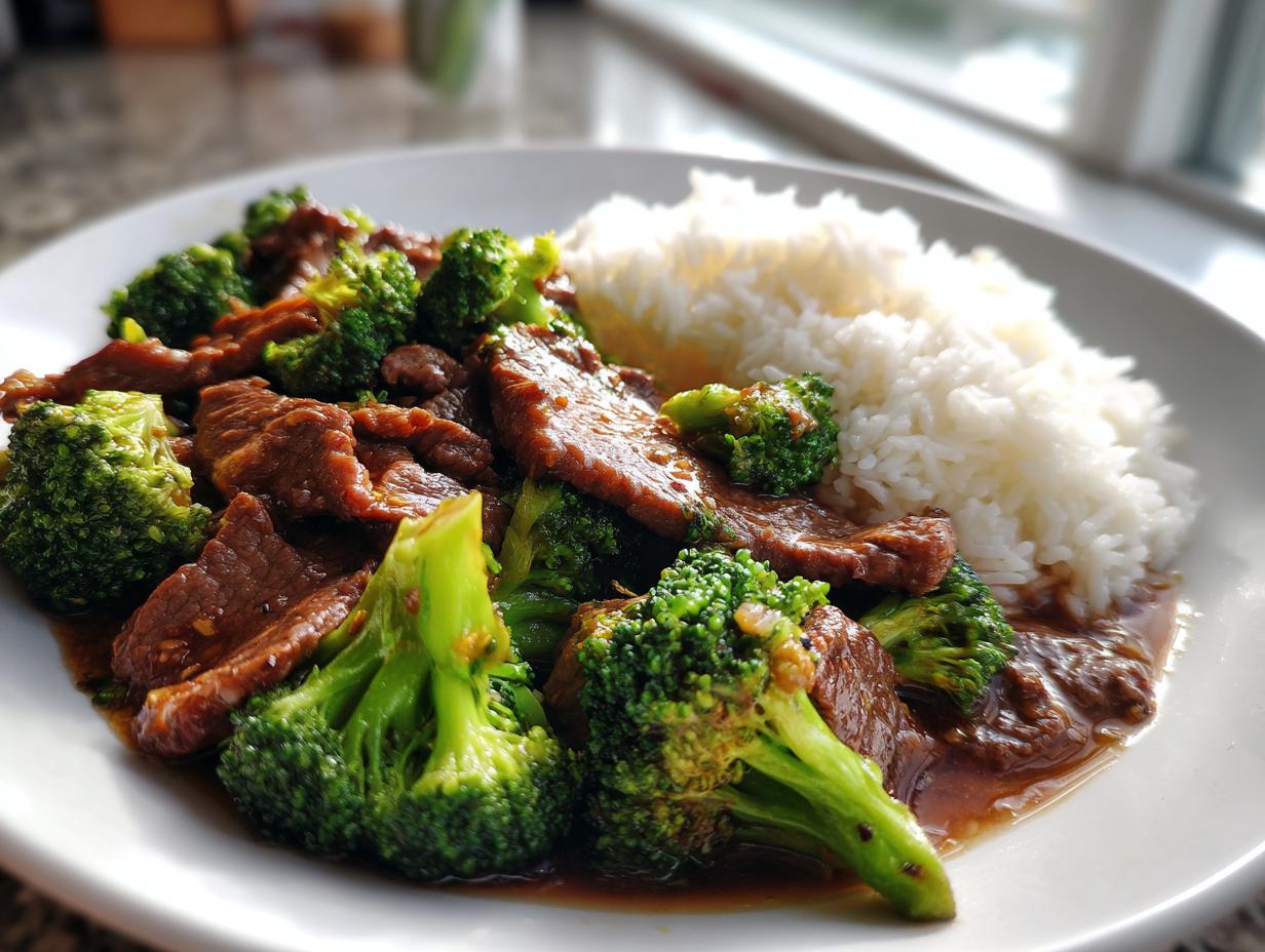 Sheet Pan Beef and Broccoli