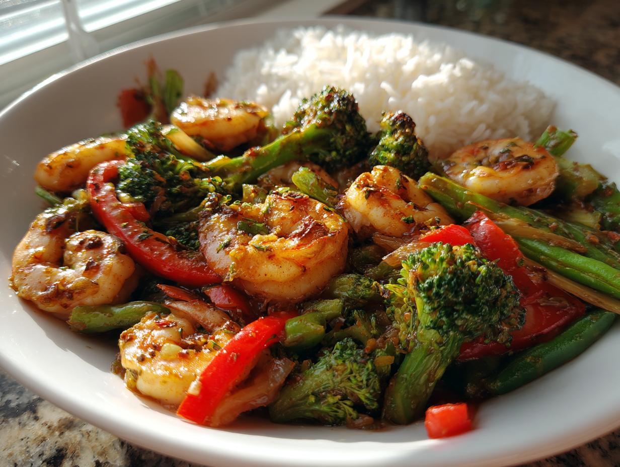 Shrimp Stir Fry with Vegetables