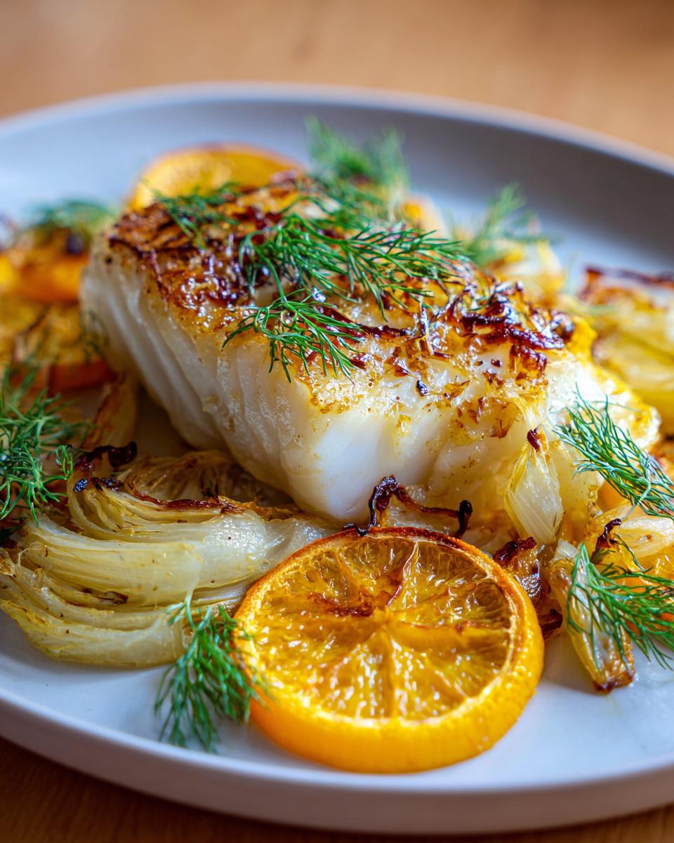 Slow Roasted Cod with Citrus and Fennel - detail 2