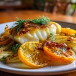 Slow Roasted Cod with Citrus and Fennel