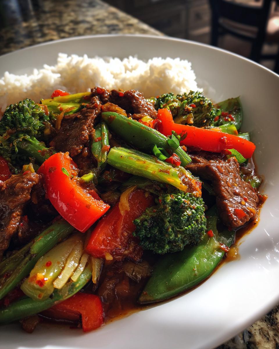 Spicy Garlic Beef Stir-Fry - detail 2