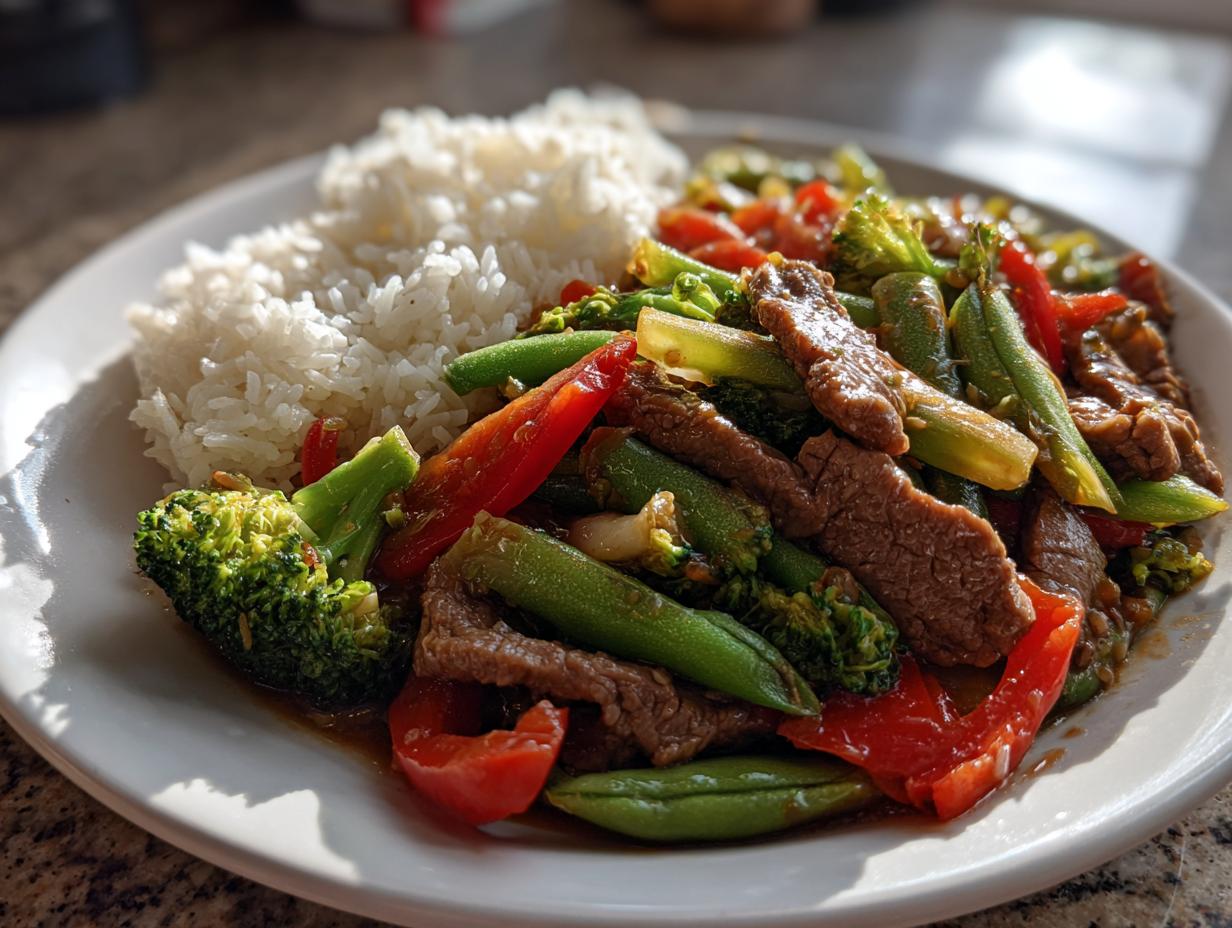 Spicy Garlic Beef Stir-Fry