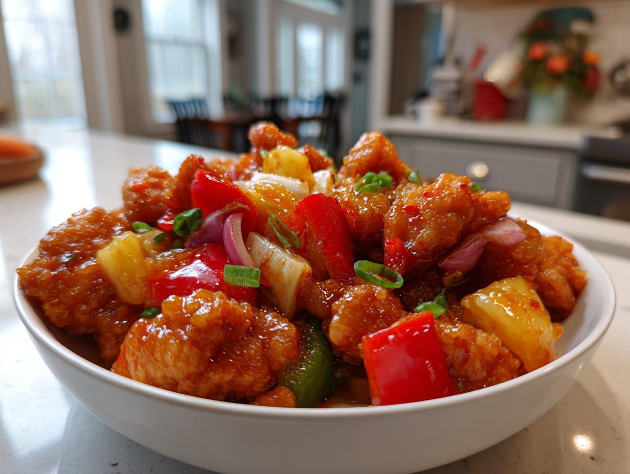 Sweet and Sour Chicken at Home