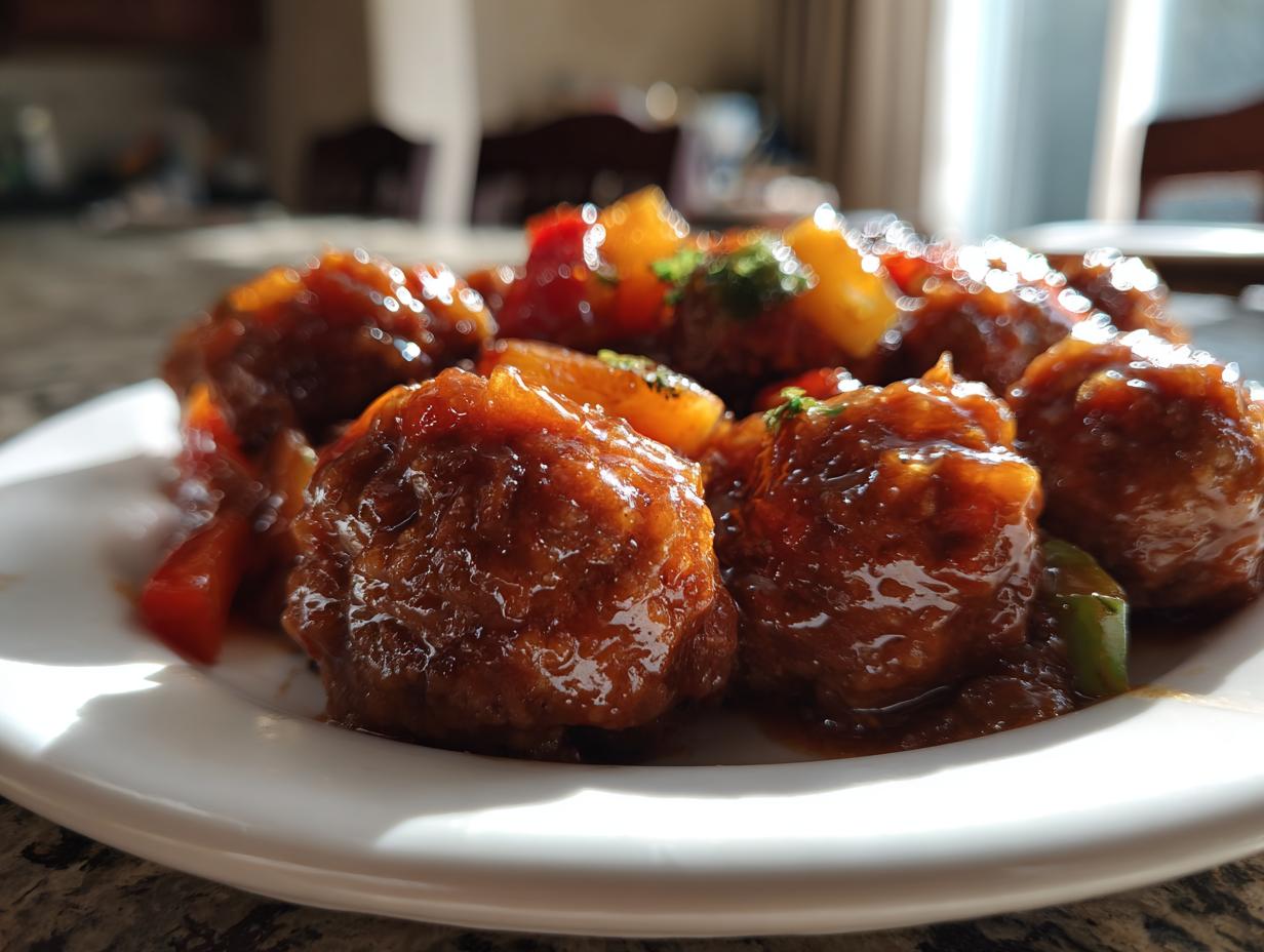 Sweet and Sour Meatballs