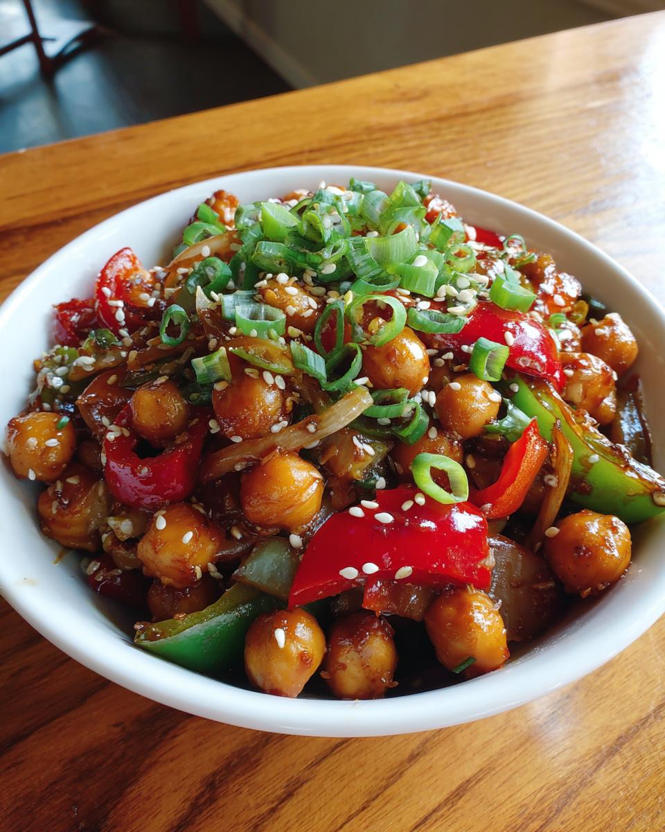 Teriyaki Chickpeas - detail 2