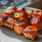 Thai Chili Salmon Skewers
