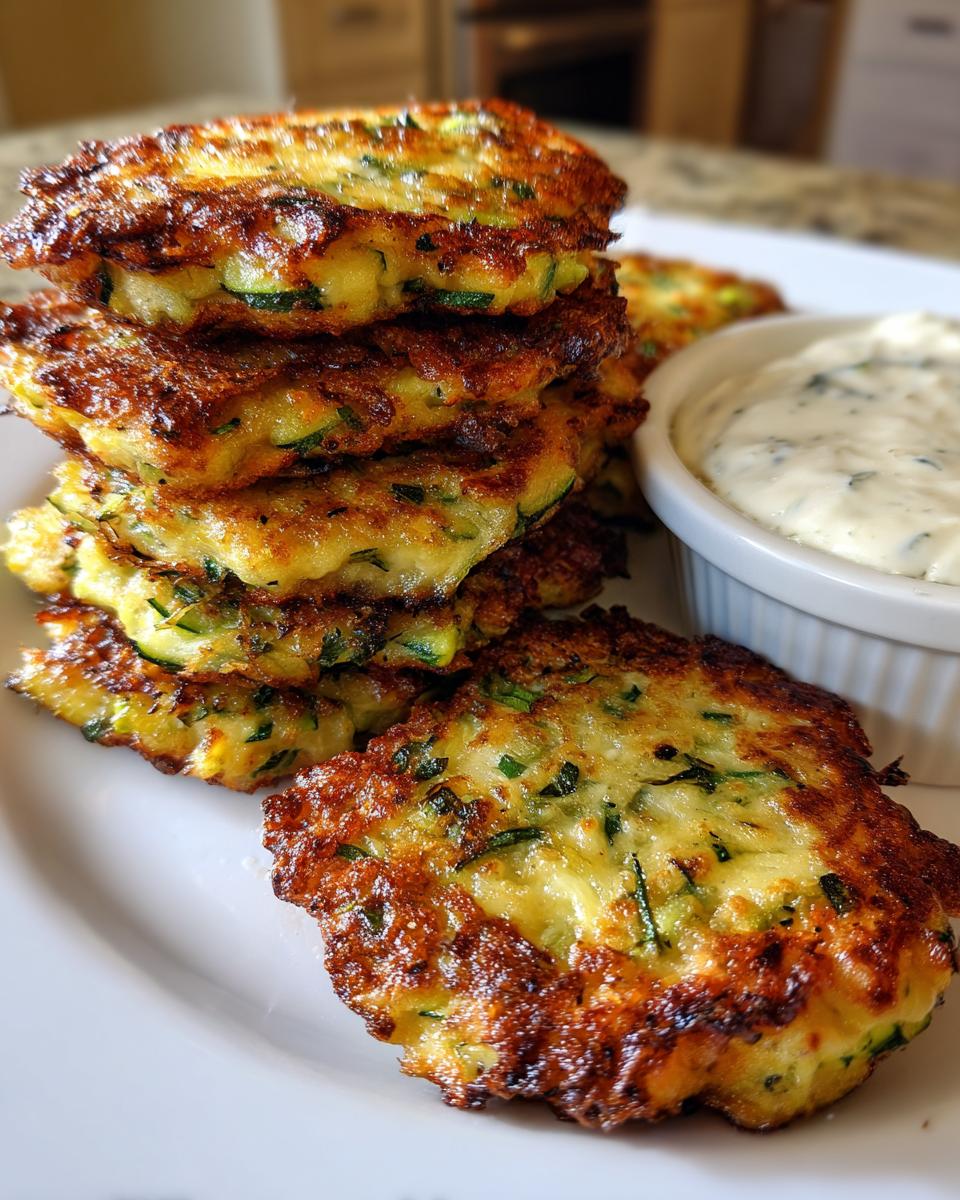 Zucchini Fritters - detail 2