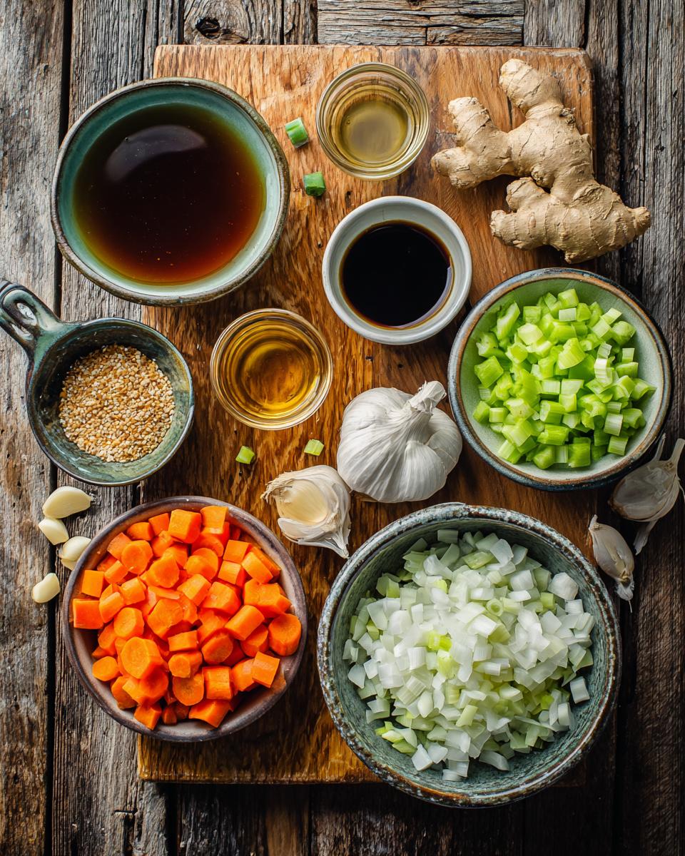 Asian Potsticker Soup - detail 1