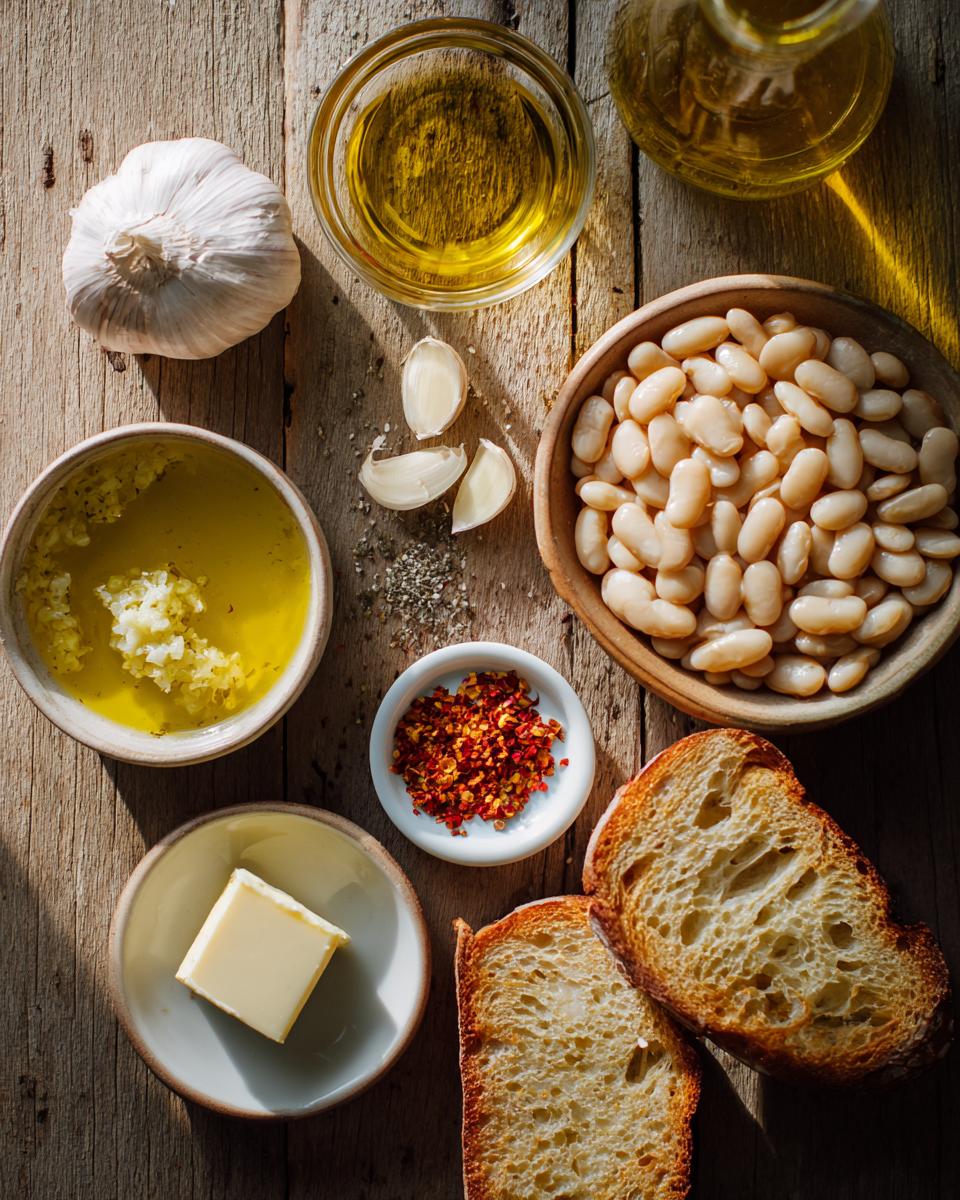 Brothy Beans on Garlic Toast - detail 1