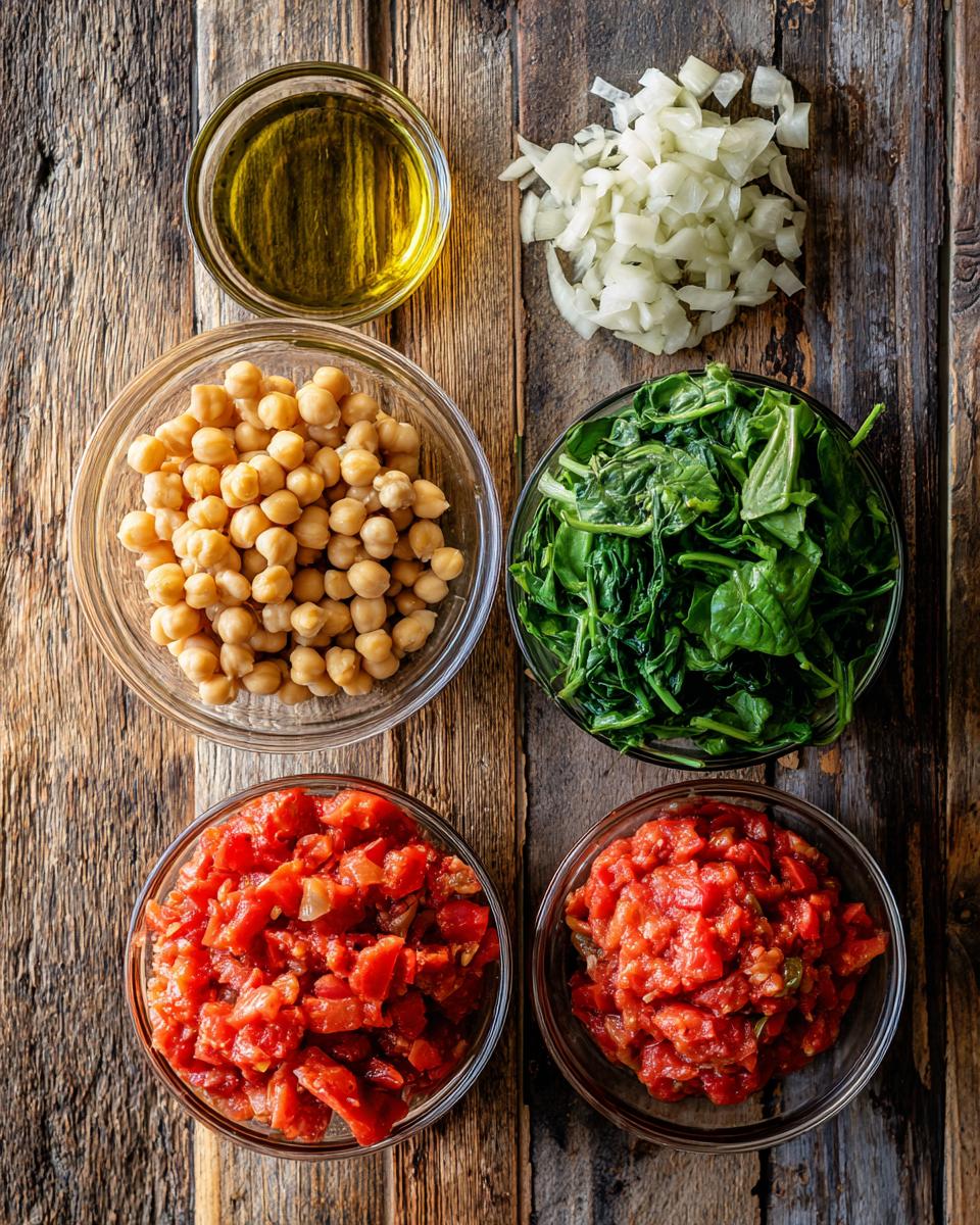 Chickpea Casserole with Spinach & Feta - detail 1