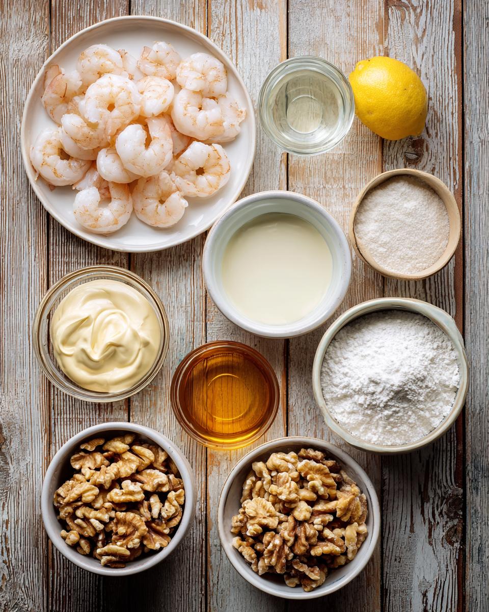 Honey Walnut Shrimp - detail 1