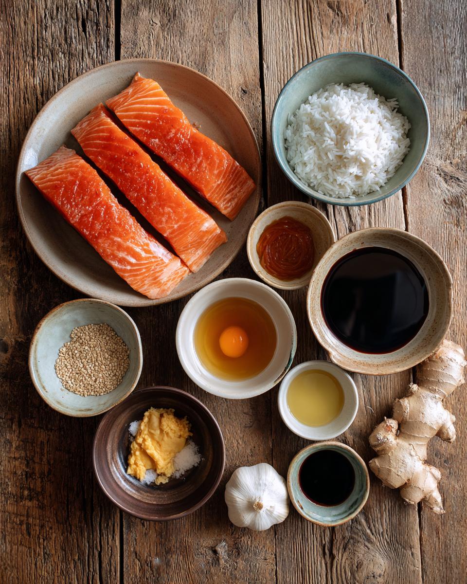 Miso Salmon Bowl - detail 1