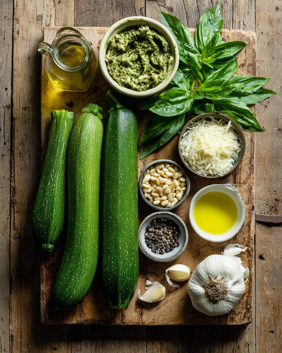 Pesto Zoodles - detail 1