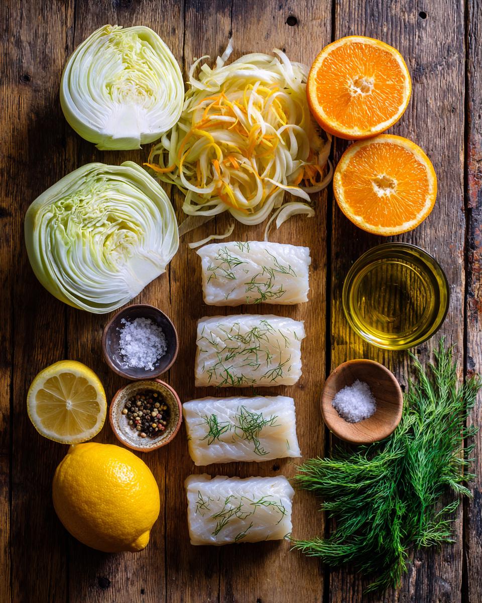 Slow Roasted Cod with Citrus and Fennel - detail 1