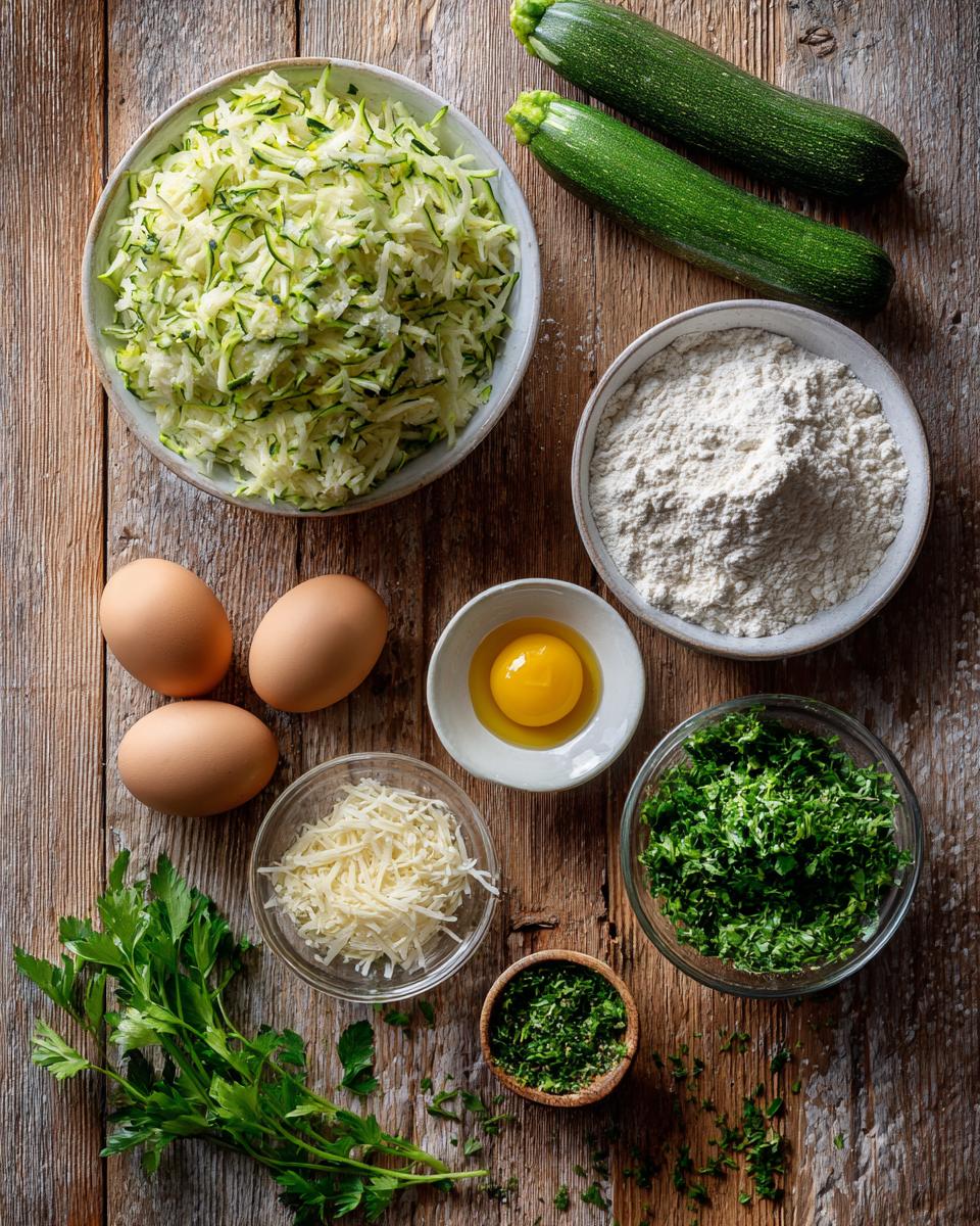 Zucchini Fritters - detail 1