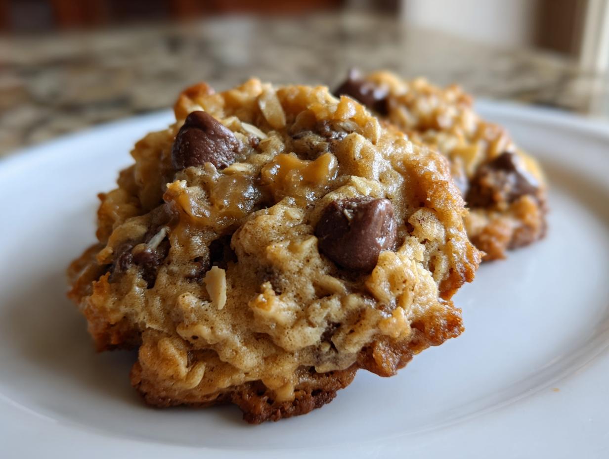 3-Ingredient Banana Oatmeal Cookies