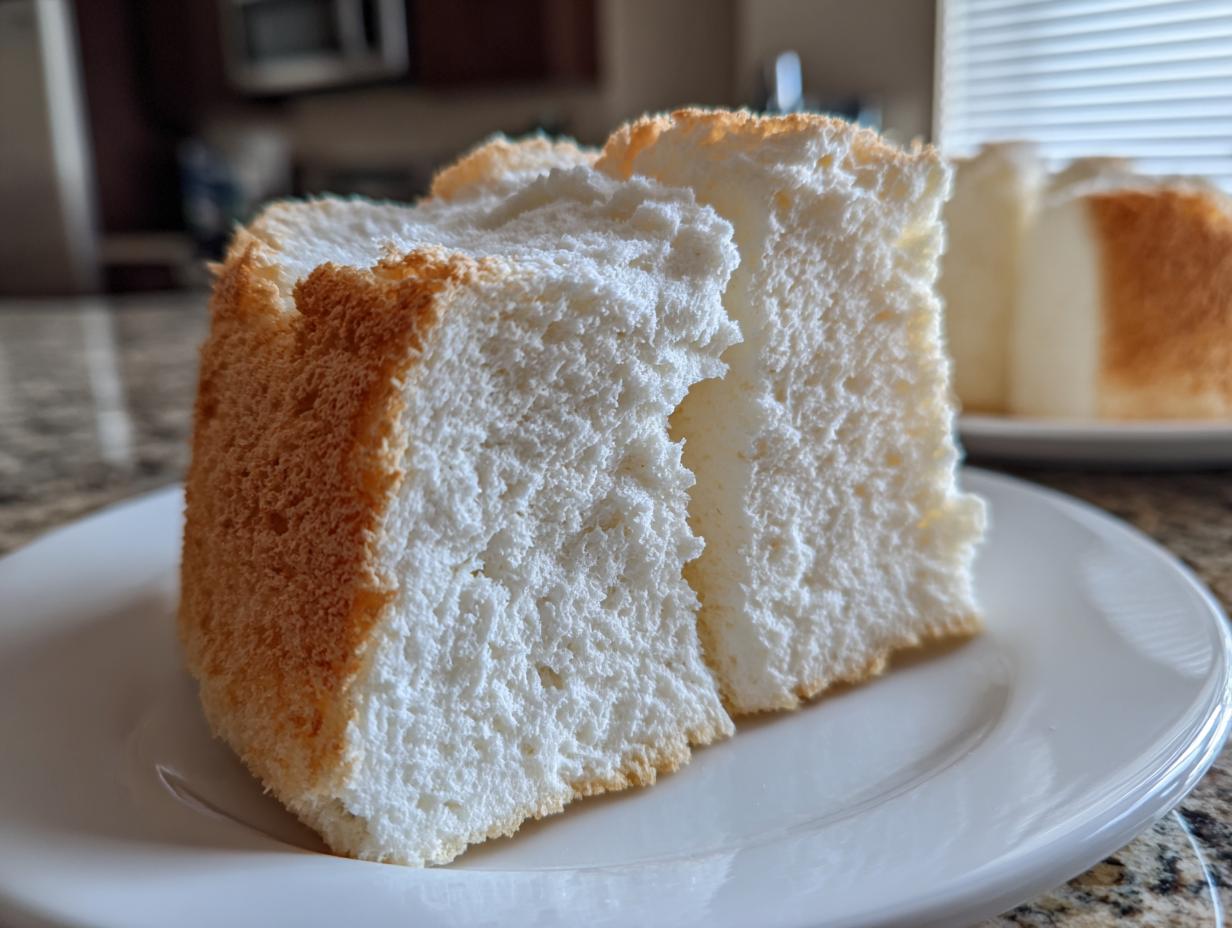 Homemade Angel Food Cake Recipe