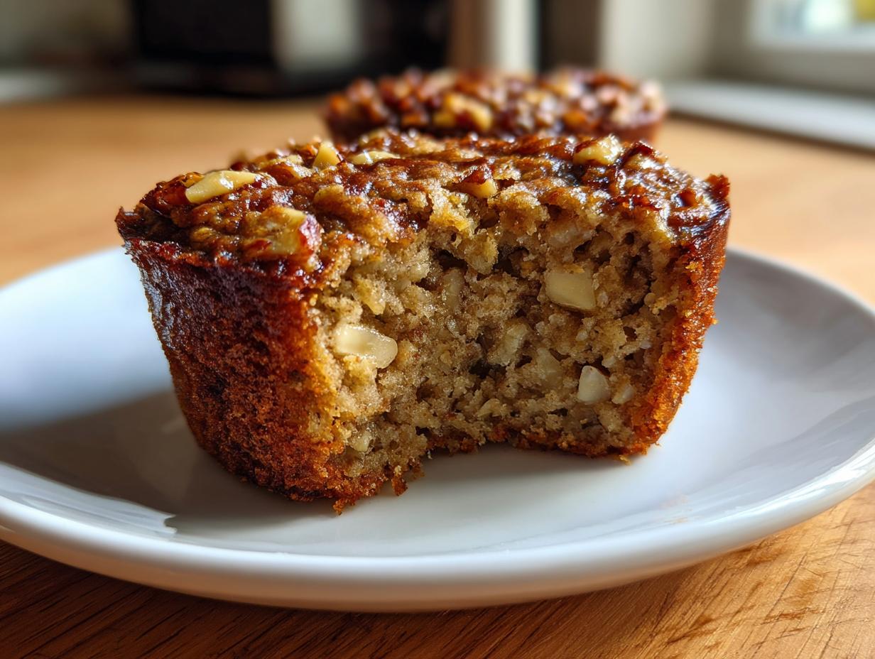 Baked Banana-Nut Oatmeal Cups