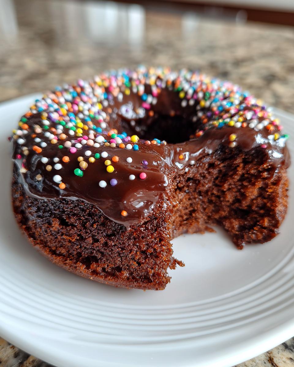 Baked Chocolate Donuts - detail 2