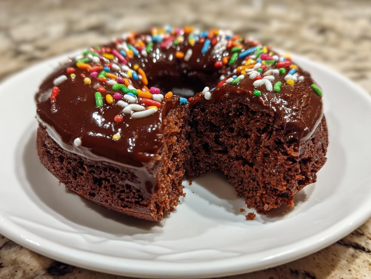 Baked Chocolate Donuts