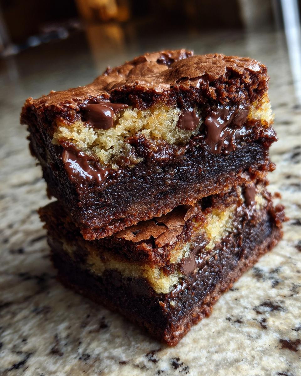 Brookies (Brownie Cookies) - detail 2