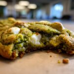 Brown Butter White Chocolate Matcha Cookies