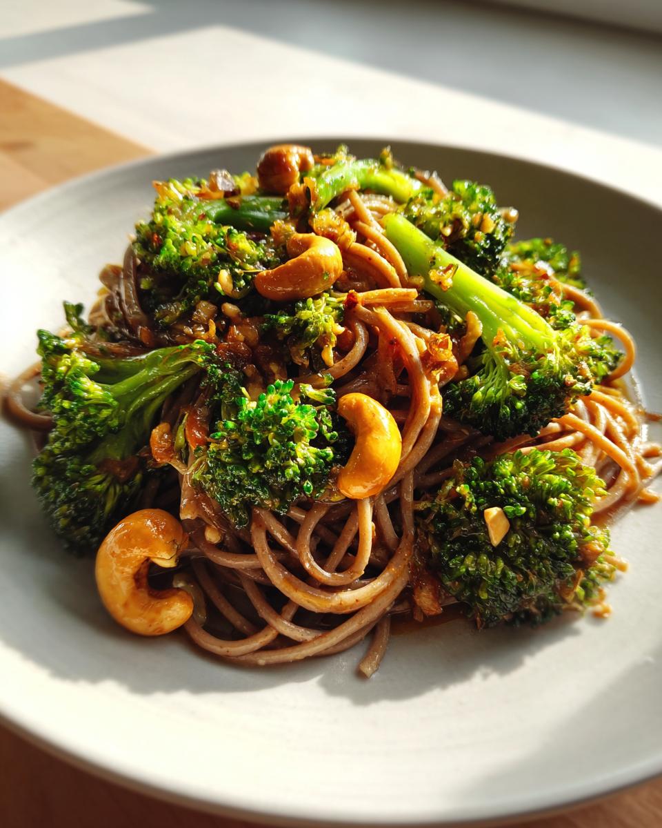 Cashew Broccoli Soba Noodles - detail 2